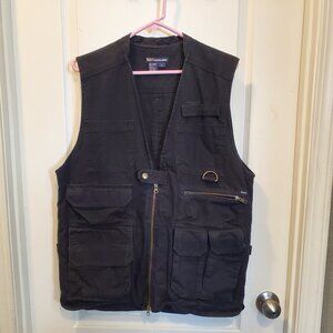 5.11 Tactical Series Black Cotton Utility Vest | Photography Fishing | Men's M